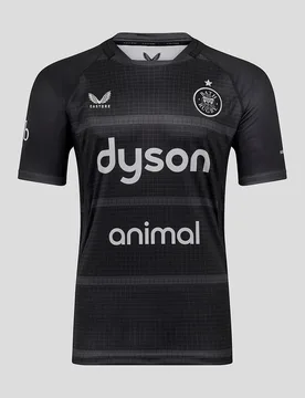 Bath Rugby Men's 25/26 European Replica Shirt BLACK/GREY S male - Castore - FashionsVida