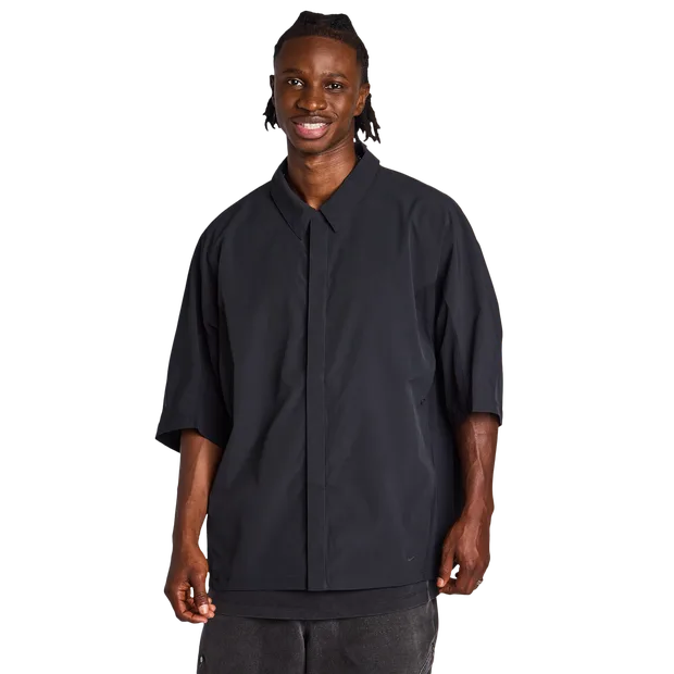 Tech Men T-Shirts - Black - Size S - Poly Woven - Black - Size: Small - Nike - FashionsVida