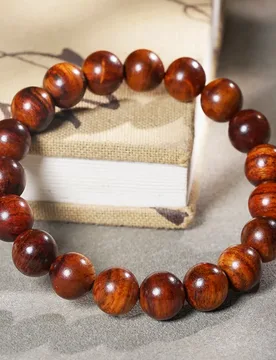 Hainan Huanghuali 10mm Single Wrap Tiger Grain Oil Pear Old Material Mala Bracelet For Men Women Collectible Wenwan Beads - Aliexpress - FashionsVida