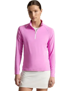 Pullover Knit Half-Zip, lila l - Ralph Lauren - FashionsVida