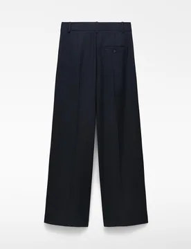Pantalón de vestir de mujer sastre de pinzas - Adolfo Dominguez - FashionsVida