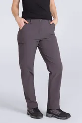 Hiker Stretch Womens Trousers - Grey - Grey - Size: 10