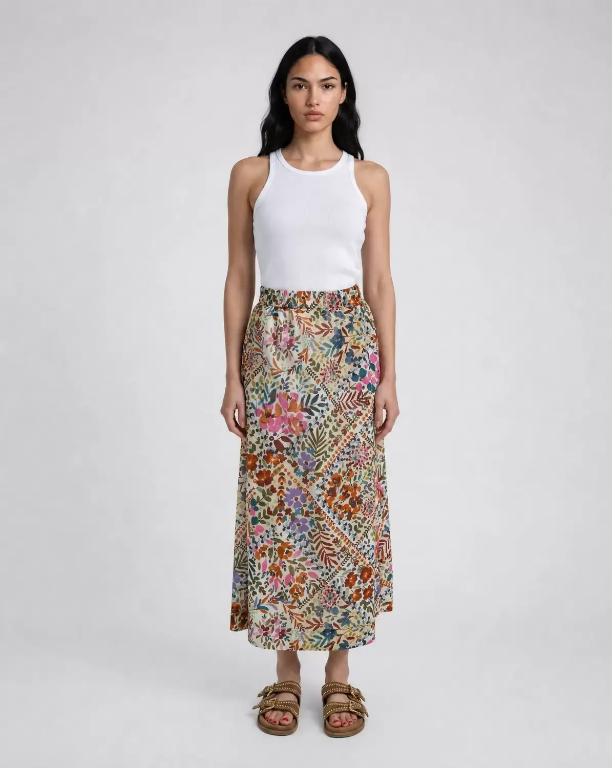XS PRINTED SKIRT female - XS - FashionsVida