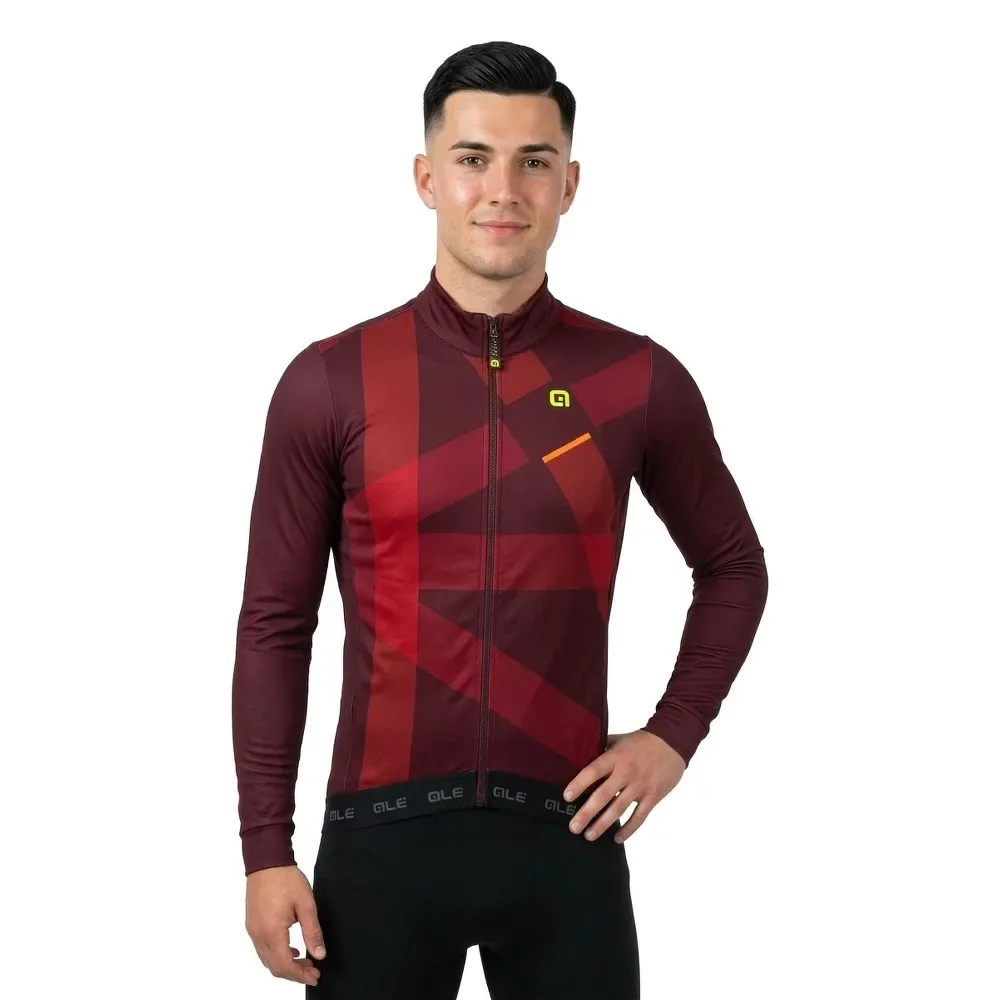 Maglia A Maniche Lunghe Pragma Direction Bordeaux - Ale - FashionsVida