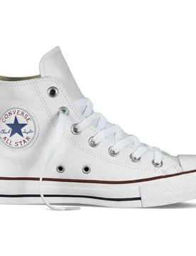 Baskets Chuck Taylor All Star Hi Leather White EU 45