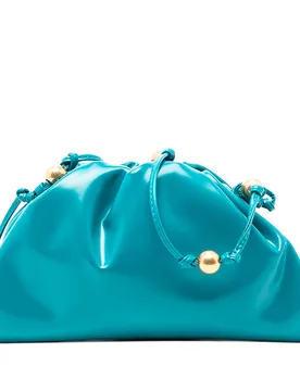 Patent Beaded Strap The Mini Pouch Crossbody - Bottega Veneta - FashionsVida