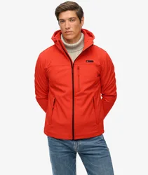 Superdry Herren Kapuzen-softshell-trekkerjacke Orange - Größe: XL