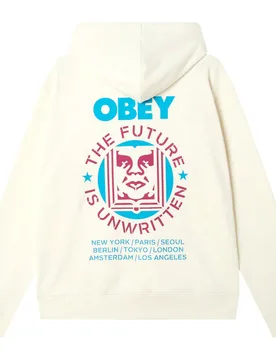 Felpa future unwritten fleece - unbleached - OBEY - FashionsVida