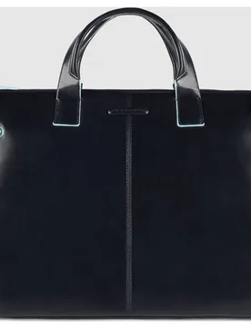 Portadocumentos de hombre de piel en expandible con cremallera - Piquadro - FashionsVida