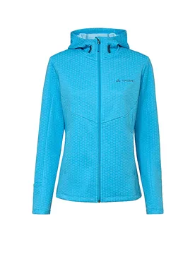 Chaqueta polar de mujer Skomer Hiking Hoodie azul claro 36 - VAUDE - FashionsVida