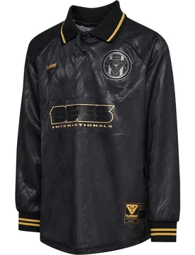 T-shirt à Manches Longues Loose Bay Soccer Black 122-128 cm Garçon,Fille - Hummel - FashionsVida