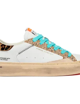 Sneaker Distressed Platform White EU 39