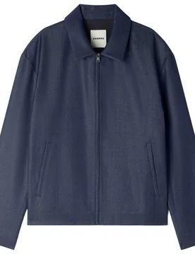 Cazadora vaquera de hombre con cremallera corte clásico - sandro - FashionsVida
