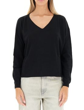 VICOLO Maglia scollo V NERO UNI