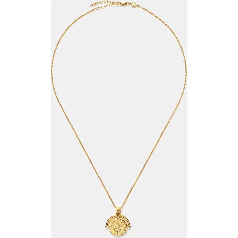 Collar Moneda Arco Romano Lucy Williams dorado - Missoma - FashionsVida
