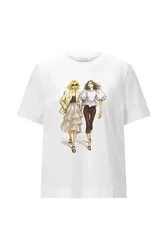 Easy Fit T-Shirt Women Print female