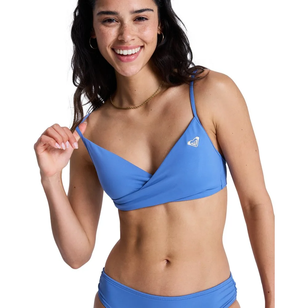 Top de bikini de mujer Solid Essentials Wrap Bra - Roxy - FashionsVida