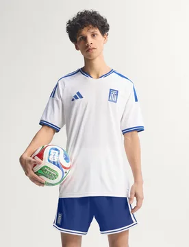 Maglia Home Authentic Grecia 26 L White - Adidas - FashionsVida