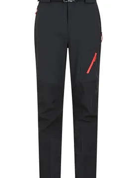 Forest Mens Trekking Trousers - Long Length - Black - Black - Size: W42 - Mountain Warehouse - FashionsVida