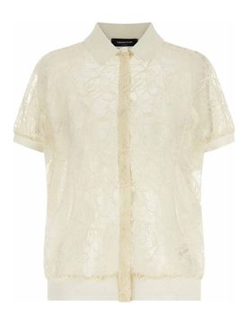Cardigan in pizzo di organza