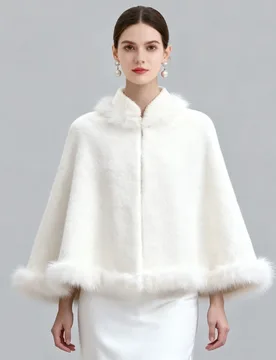High Quality Ostrich Fur Autumn and Winter Shawl New Chinese Style Outerwear High-End Sense Cape Short Cardigan Jacket - Aliexpress - FashionsVida