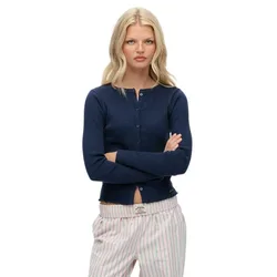 Cardigan Essential Rib Richest Navy XL