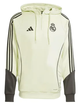 Sweat à Capuche Entraînement Real Madrid Tiro 24/25 Almost Lime S - Adidas - FashionsVida