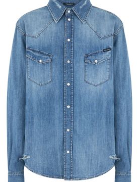 Men's Classic Cotton Shirt with Button-Down Pockets