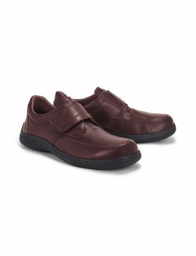 Hallux Leder Single-Klett - Braun - male - Size: 41