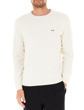 SUN68 Maglione girocollo PANNA XXL