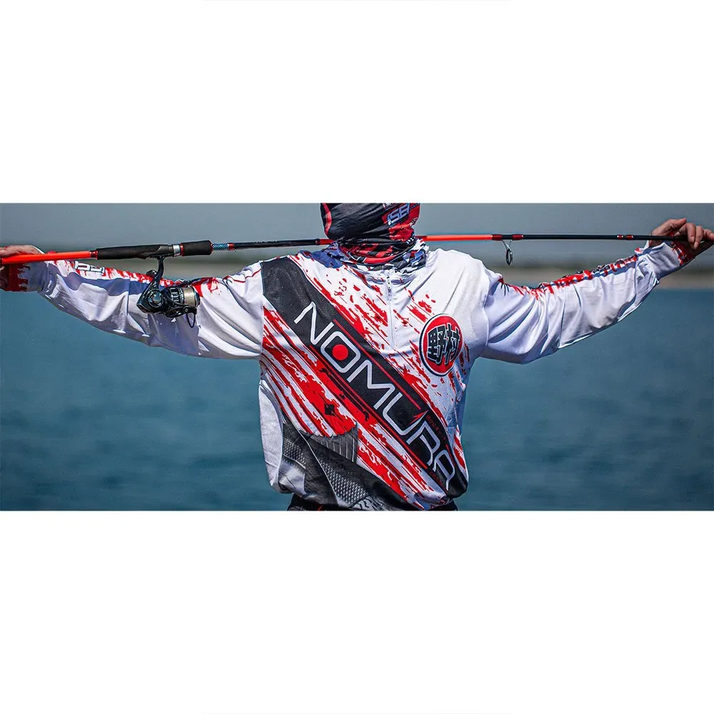 Saltwater Hi-tech Sweatshirt White / Red L Men - Nomura - FashionsVida