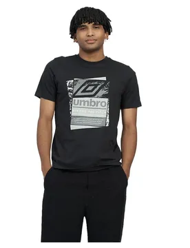 T-shirt à Manches Courtes Layered Box Logo Graphic Black XL