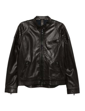 Giubbotto Rouge in pelle nera