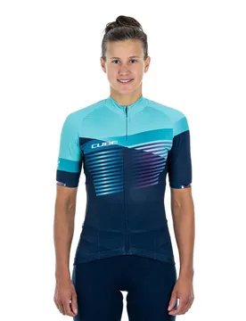 Maglia A Maniche Corte Teamline Blue / Mint