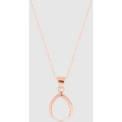 Collar áfrica moda de plata de ley 925 acabado en oro rosa de 18 quilates con ojo de gato