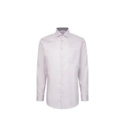 Chemise droite à poche en coton
