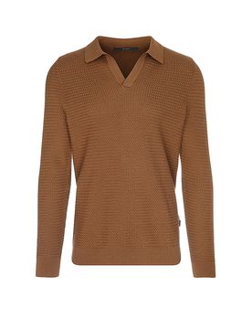 Polo-Pullover hellbraun XL herren