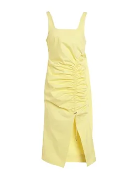 Vestido midi Mujer Amarillo pastel 34,36 Mujer - Lagerfeld - FashionsVida
