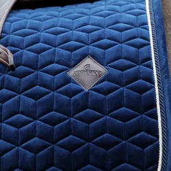Schabracke BASIC VELVET marineblau DR