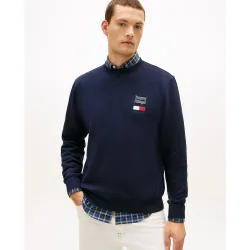 Sudadera de caballero sin capucha y sin cremallera