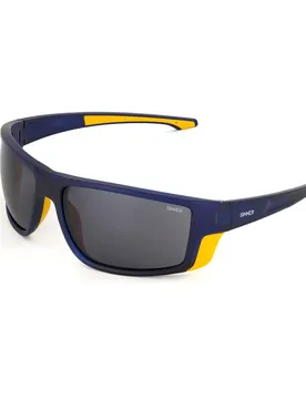 Lunettes De Soleil Elbrus Matte Cry Dark Blue / Matte Yellow Smoke Flash Mirror/CAT3 Homme