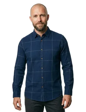 Camicia A Maniche Lunghe Coventry Indigo Blue M - Pepe jeans - FashionsVida