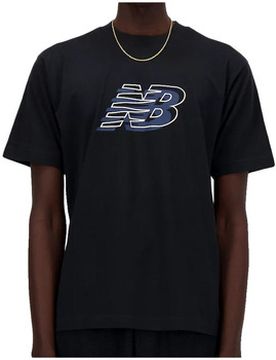 T-Shirt T-Shirt Men'S Noir En Coton 100% Eu L Male