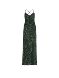 Vestido de noche gris 38