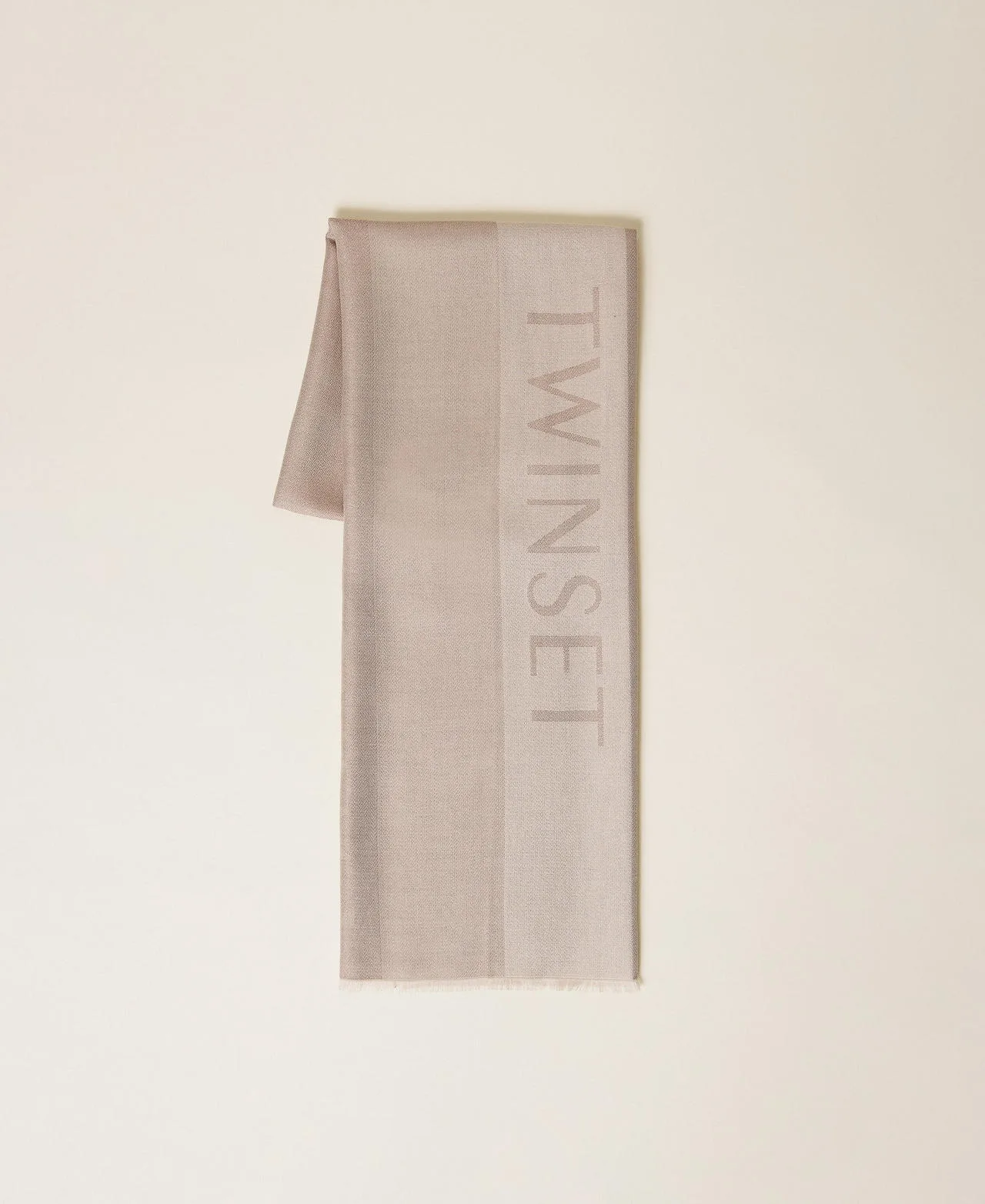 Twinset Étole jacquard avec logo - TWINSET - FashionsVida