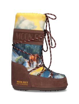 Women's Suede-Trim Utility Boot