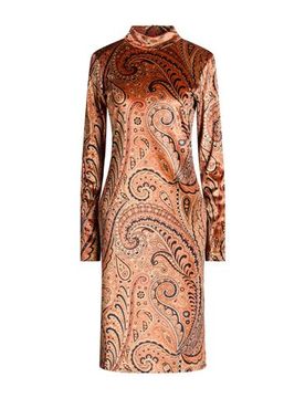 Midi-Kleid Damen Orange 36,38 Damen