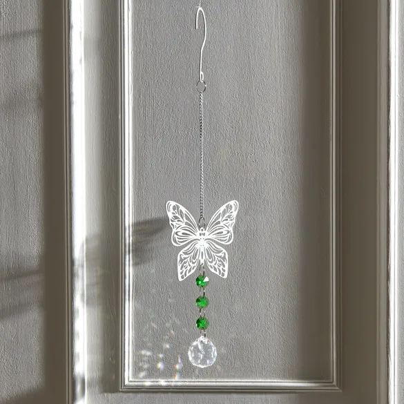 Deko-Hänger "Schmetterling" mit Kristall - 3Pagen - FashionsVida