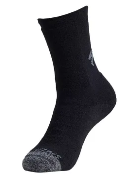 Calzini Lunghi Merino Deep Winter Tall Sock Blk S Black - Specialized - FashionsVida