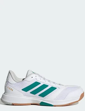 Scarpe Ligra 8 Indoor 46 Cloud White / Equipment Green / Grey One - Adidas - FashionsVida